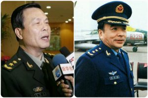 蔡英挺(左)、劉亞洲曾是中共的明星將領